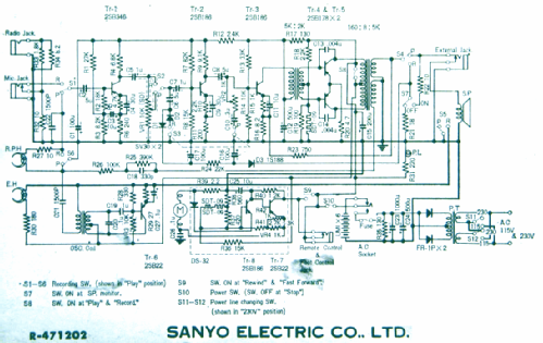 Portable Tape Recorder MR-210; Sanyo Electric Co. (ID = 824415) Reg-Riprod