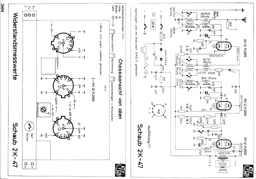 2K47 I + II; Schaub und Schaub- (ID = 1638905) Radio