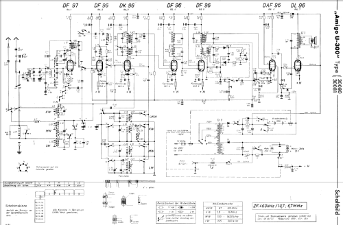 Amigo U300 Type 30080 / 30081; Schaub und Schaub- (ID = 307958) Radio