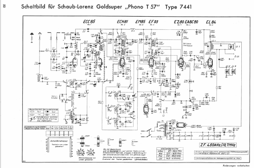 Goldsuper-Phono T57 7441; Schaub und Schaub- (ID = 36442) Radio