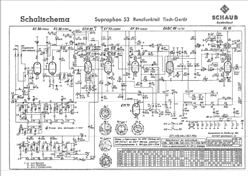 Supraphon 53; Schaub und Schaub- (ID = 303317) Radio