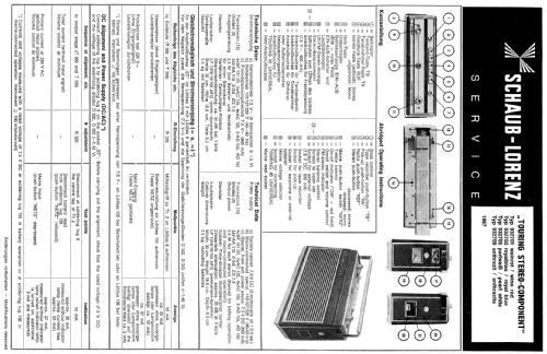 Touring Stereo-Component 932703; Schaub und Schaub- (ID = 91788) Ampl/Mixer