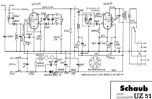 UKW-Vorsatz UZ51; Schaub und Schaub- (ID = 1586413) Converter