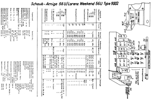 Weekend 56U Type 9002; Lorenz; Berlin, (ID = 403726) Radio