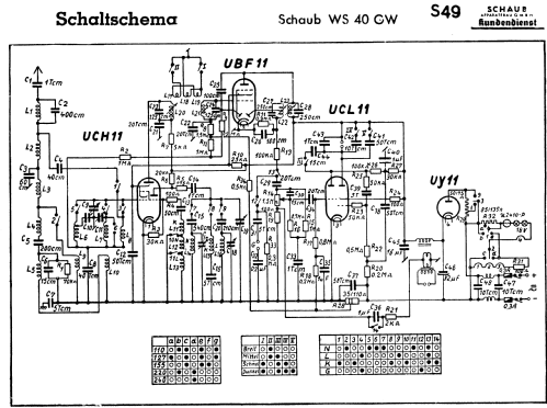 Weltsuper 40GW ; Schaub und Schaub- (ID = 43934) Radio