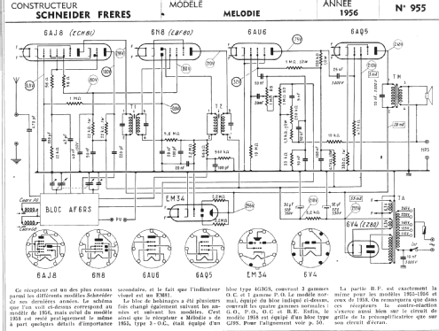 Melodie ; Schneider Frères, (ID = 287197) Radio