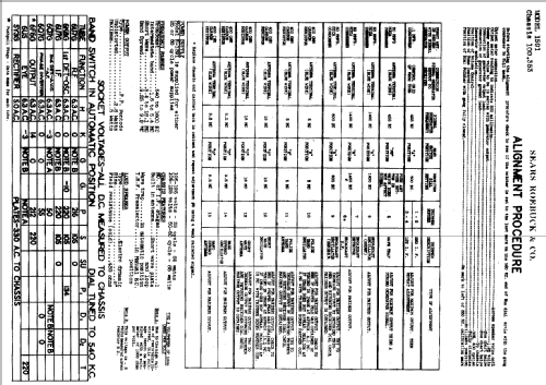 Silvertone Order= 57F 1581 Ch= 101.572-2A; Sears, Roebuck & Co. (ID = 651351) Radio