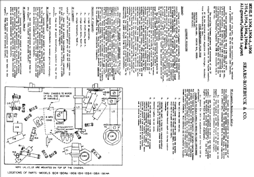 Silvertone 1954 ; Sears, Roebuck & Co. (ID = 622045) Radio