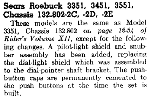 Silvertone 3551 Commentator Ch= 132.802-2C ; Sears, Roebuck & Co. (ID = 653364) Radio