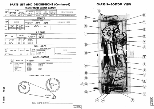 Silvertone 5 Ch= 132.881 Order=57K 05; Sears, Roebuck & Co. (ID = 444878) Radio