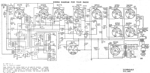 Silvertone 6438B Ch= 101.583 , ; Sears, Roebuck & Co. (ID = 2219096) Radio