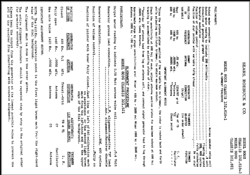 Silvertone 8003 Ch= 132.818-1; Sears, Roebuck & Co. (ID = 362328) Radio