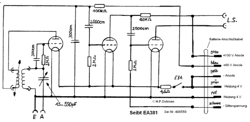 EA381; Seibt, Dr. Georg (ID = 948495) Radio