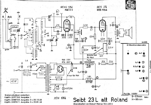 Roland 23L; Seibt, Dr. Georg (ID = 1424622) Radio