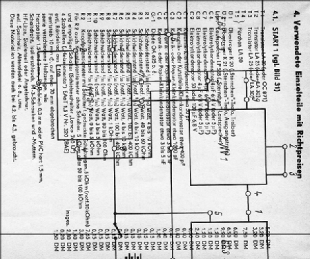 Transistor-Taschenempfänger Start 1, Start 2, Start 3; Deutscher (ID = 1941785) Kit