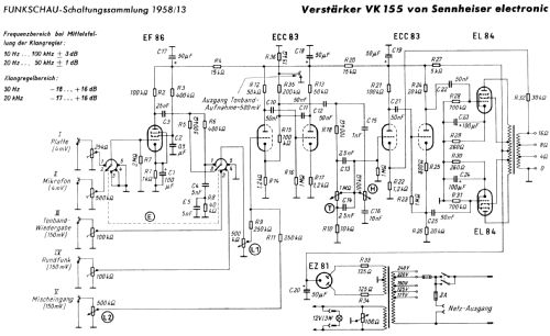 VK155; Sennheiser (ID = 2334884) Ampl/Mixer