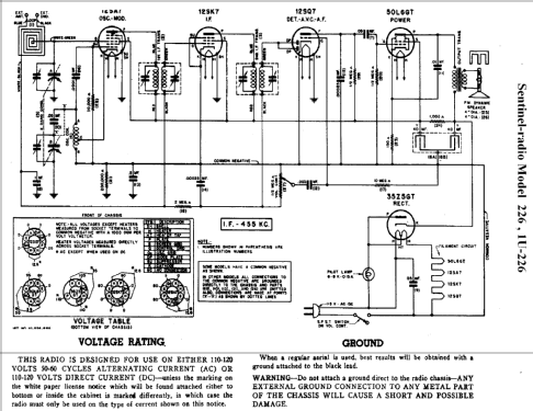 1U226 ; Sentinel Radio Corp. (ID = 292975) Radio