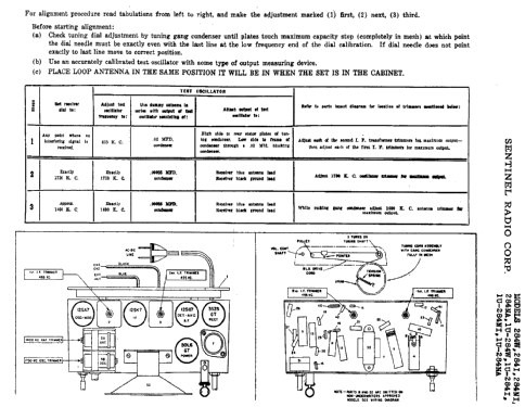 284 I ; Sentinel Radio Corp. (ID = 293916) Radio