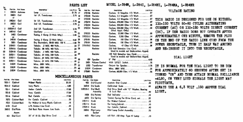 L-284W ; Sentinel Radio Corp. (ID = 299487) Radio