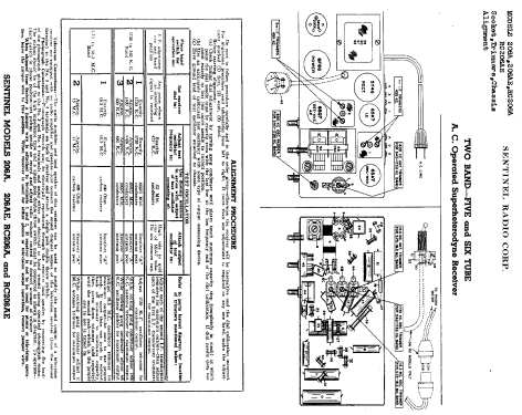 RC206A ; Sentinel Radio Corp. (ID = 301964) Radio