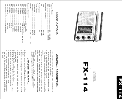 FX-114; Sharp; Osaka (ID = 411991) Radio