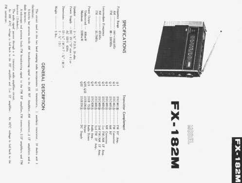 FX-182M; Sharp; Osaka (ID = 413295) Radio