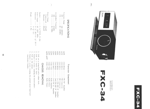 FXC-34; Sharp; Osaka (ID = 127204) Radio