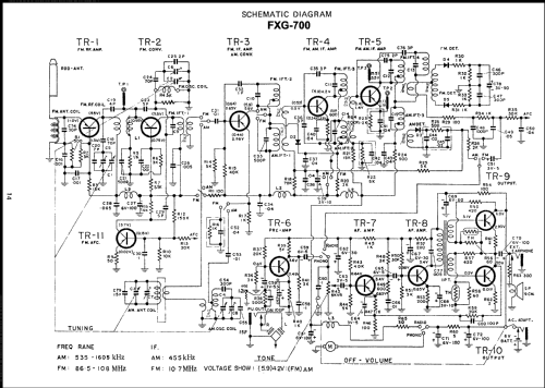 FXG-700; Sharp; Osaka (ID = 1318747) Radio