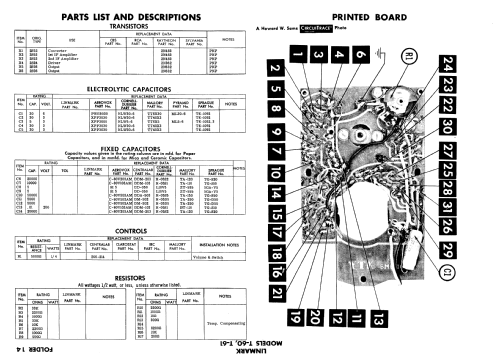 Linmark Six Transistor T-60 ; Linmark (ID = 600654) Radio