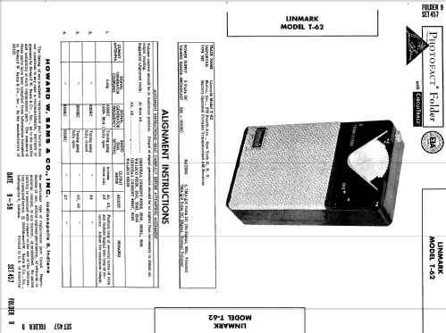 6 Transistor T-62; Linmark (ID = 597220) Radio