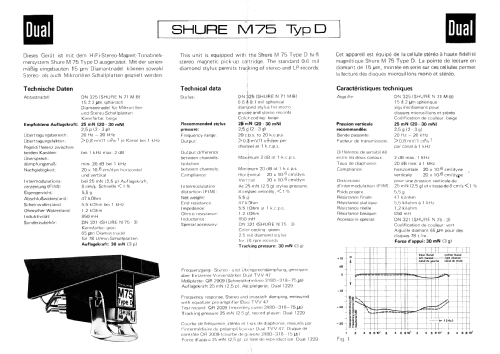 M75D; Shure; Chicago, (ID = 2776057) Microphone/PU