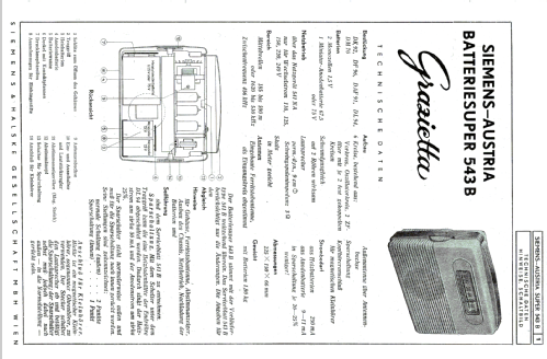 Grazietta 543B; Siemens-Austria WSW; (ID = 173037) Radio