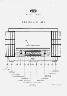 Gross-Super 586W; Siemens-Austria WSW; (ID = 2740724) Radio