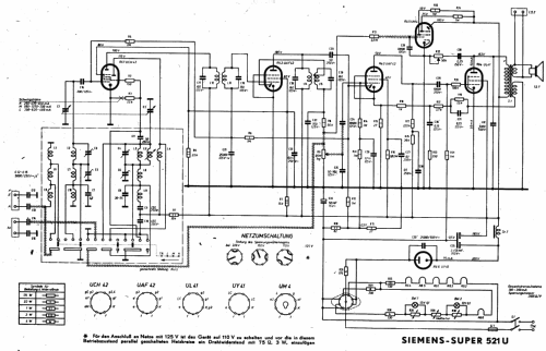 Mittelsuper 521U; Siemens-Austria WSW; (ID = 9524) Radio