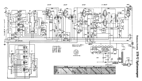 Spitzensuper 579U; Siemens-Austria WSW; (ID = 283544) Radio