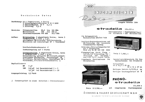 Stradella 131.653A; Siemens-Austria WSW; (ID = 825924) Radio