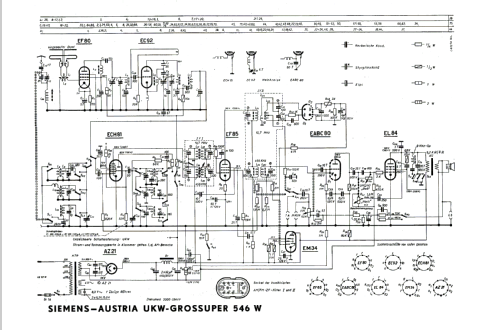 UKW-Grossuper 546W; Siemens-Austria WSW; (ID = 173206) Radio