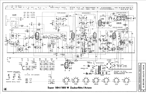 Zauberflöte Super 584W; Siemens-Austria WSW; (ID = 698050) Radio