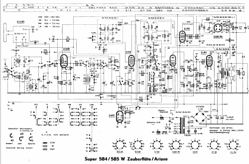 Zauberflöte Super 584W; Siemens-Austria WSW; (ID = 9547) Radio