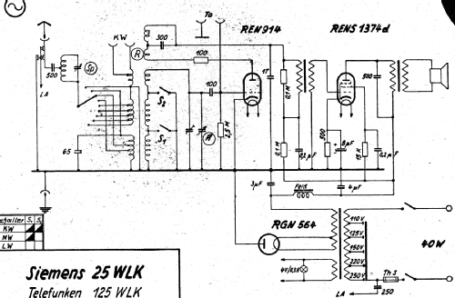 25WLK; Siemens & Halske, - (ID = 3004407) Radio