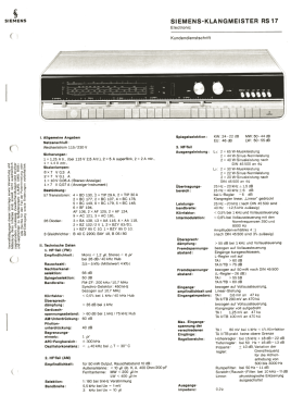 Klangmeister RS17 Electronic; Siemens & Halske, - (ID = 2760093) Radio