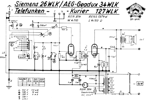 26WLK; Siemens & Halske, - (ID = 2552755) Radio