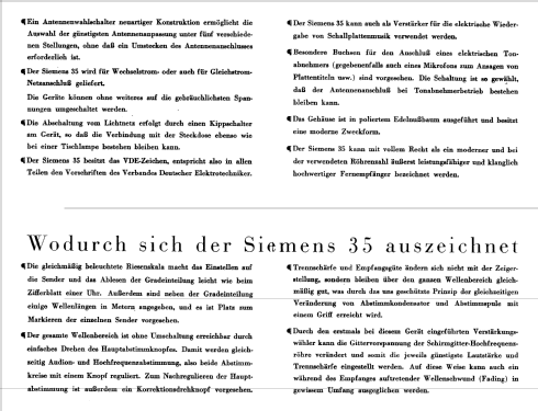 35W; Siemens & Halske, - (ID = 1389429) Radio