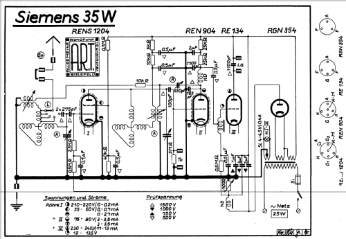 35W; Siemens & Halske, - (ID = 2316733) Radio