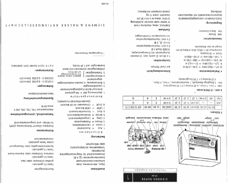 H64; Siemens & Halske, - (ID = 24035) Radio