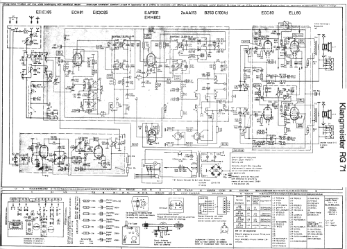 Klangmeister RG71; Siemens & Halske, - (ID = 256243) Radio