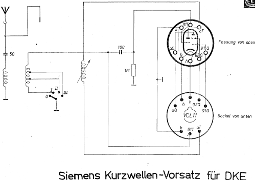 KW-Adapter für DKE Kurzwellen-Vorsatzgerät; Siemens & Halske, - (ID = 1050830) Adapteur