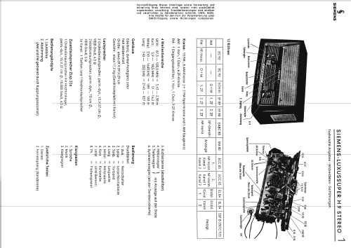 Luxussuper H9 Stereo; Siemens & Halske, - (ID = 680706) Radio