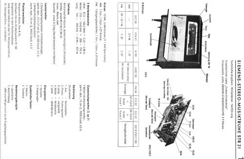 Musiktruhe STR-21 Ch= E9; Siemens & Halske, - (ID = 701069) Radio