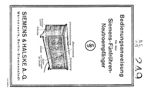 Neutro Rfe24 ; Siemens & Halske, - (ID = 637626) Radio